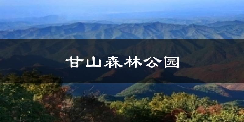 甘山森林公园气温